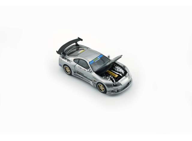 1/64 Toyota Supra Top Secret *Philippines Limited*, silver - BM64B0435