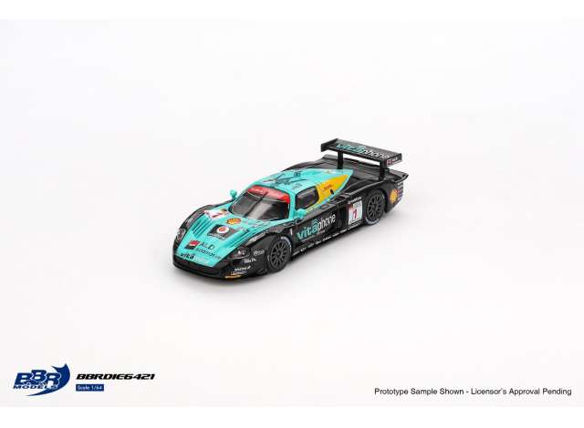 1:64 MASERATI MC12 COMPETIZIONE NO.1 VITAPHONE RACING TEAM 2008 SPA 24 HRS. WINNER - BBR Models - BBRDIE6421