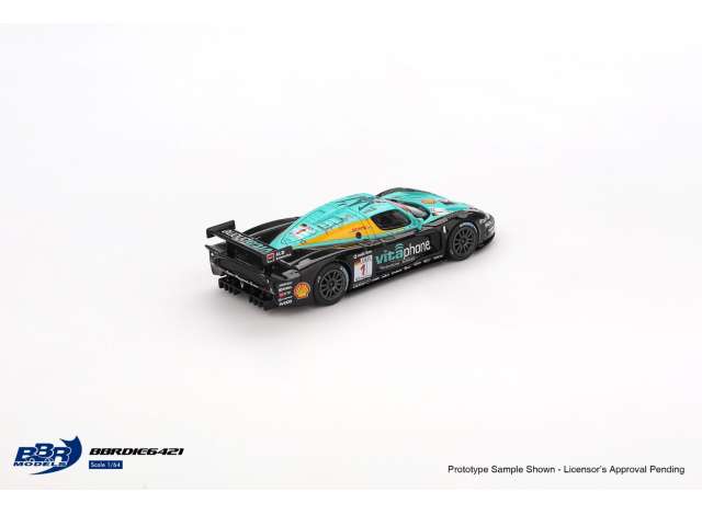1:64 MASERATI MC12 COMPETIZIONE NO.1 VITAPHONE RACING TEAM 2008 SPA 24 HRS. WINNER - BBR Models - BBRDIE6421