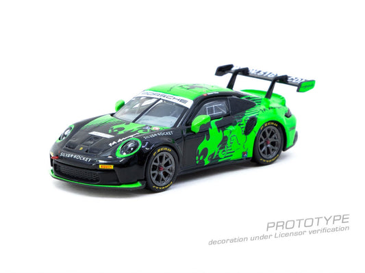 1/64 Porsche 911 GT3 Cup (992) Fire Monkey Motorsport - Tarmac Models - T64-093-FMM
