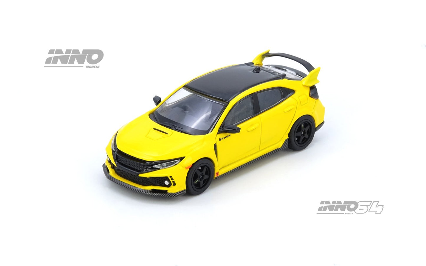 1/64 HONDA CIVIC TYPE-R (FK8) Yellow - Inno64 - IN64-FK8-YL
