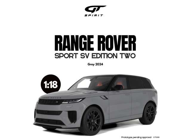 1/18 - 2024 Range Rover Sport SV Edition TWO, grey - GT539 - GT Spirit