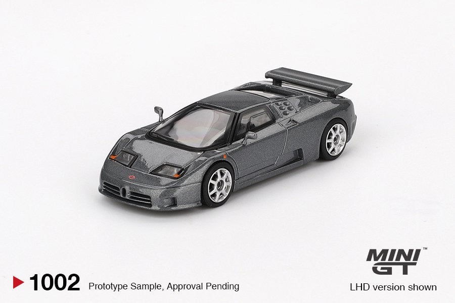 1/64 BUGATTI EB110 SUPER SPORRT GRIGIO SCURO (LHD) BLISTER PACKAGING - MGT01002-BL