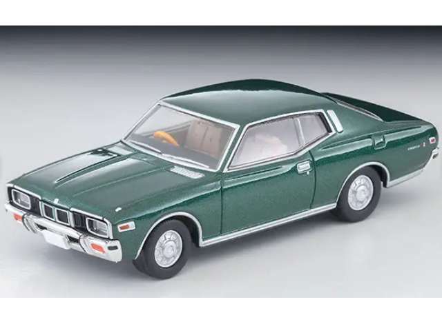 1/64 1975 Nissan Cedric 2-Door HT 2800 SGL, green - Tomica Limited Vintage - TLV-N358a
