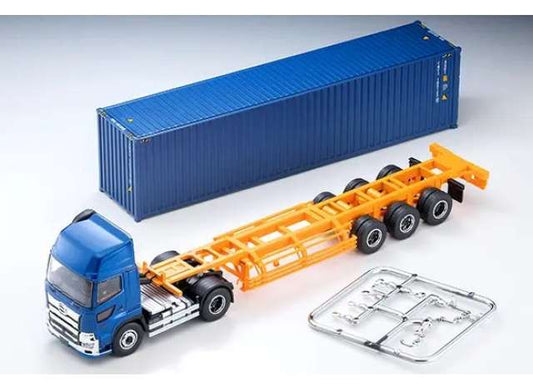 1/64 Hino Profia 40ft Marine Container Trailer (Toho Vehicle TC36H1C34, blue - Tomica Limited Vintage - TLV-N292e