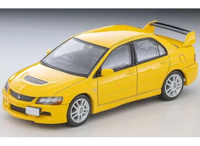 1/64 2005 Mitsubishi Lancer Evolution IX GSR, yellow - Tomica Limited Vintage - TLV-N376a