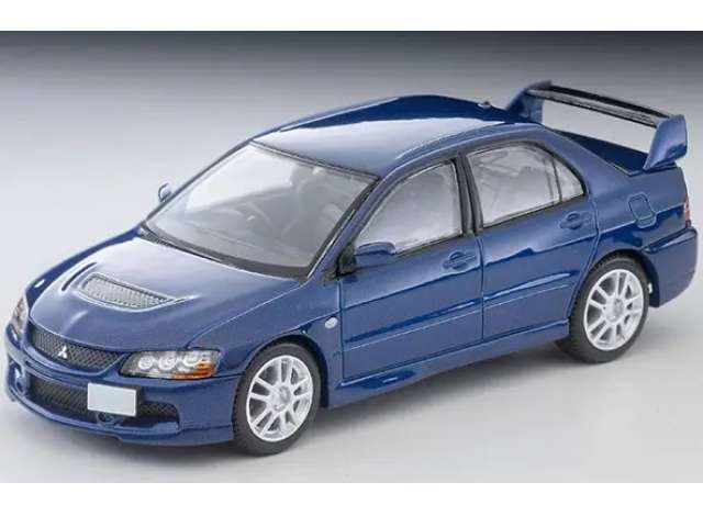 1/64 2005 Mitsubishi Lancer Evolution IX GSR, blue - Tomica Limited Vintage - TLV-N376b