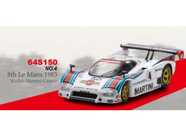 1/64 1985 Lancia LC2 #4 Wollek/Nannini/Cesario 8th Le Mans - Spark - SPA 64S150