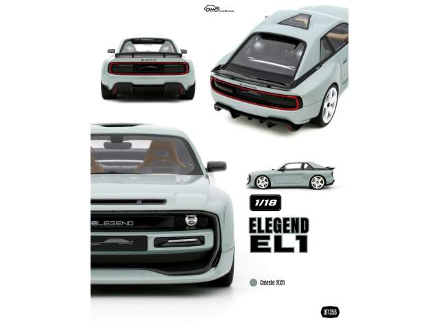 1/18 2021 E-legend EL1 Celeste - Otto Models - OT1356