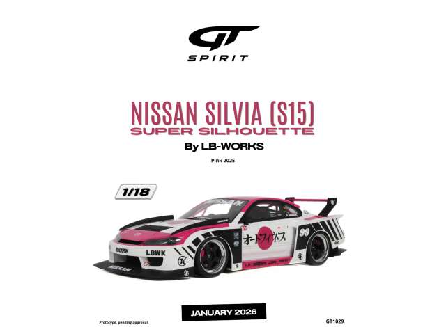 1/18 - 2025 Nissan Silvia (S15) Super Silhouette By LB-Works - GT Spirit - GT1029