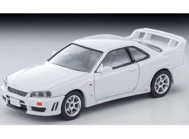 1/64 1998 Nissan Skyline 25GT Turbo, white - Tomica Limited Vintage - TLV-N365b