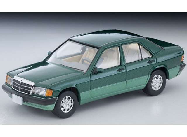 1/64 1992 Mercedes-Benz 190E, green - Tomica Limited Vintage - TLV-N77d