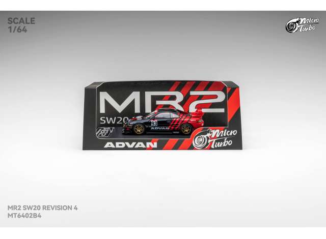 1/64 MR2 SW20 Advan Livery - Micro Turbo - MT6402B4