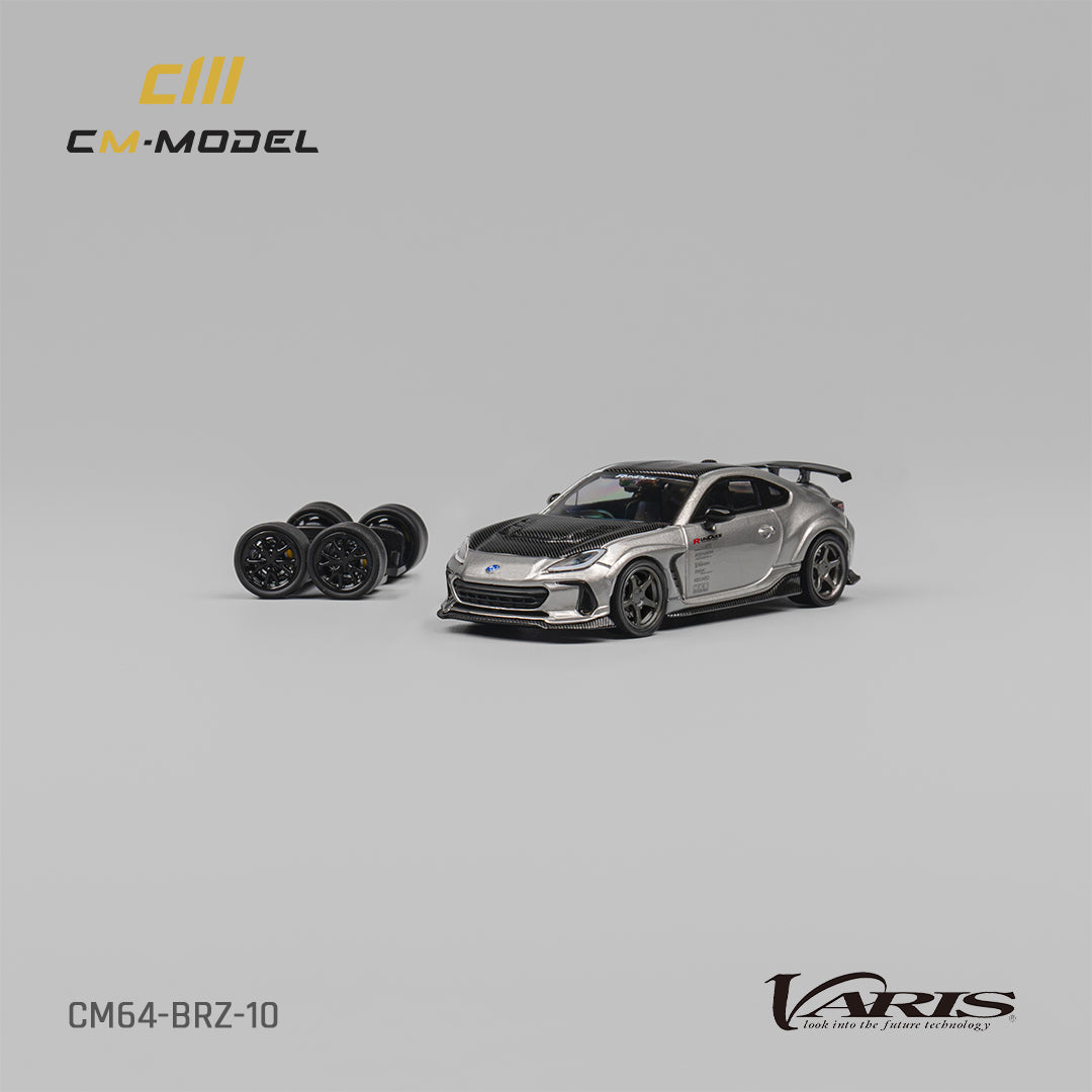 1:64 Subaru BRZ Varis Widebody Metallic gray - CM Models - CM64-BRZ-10