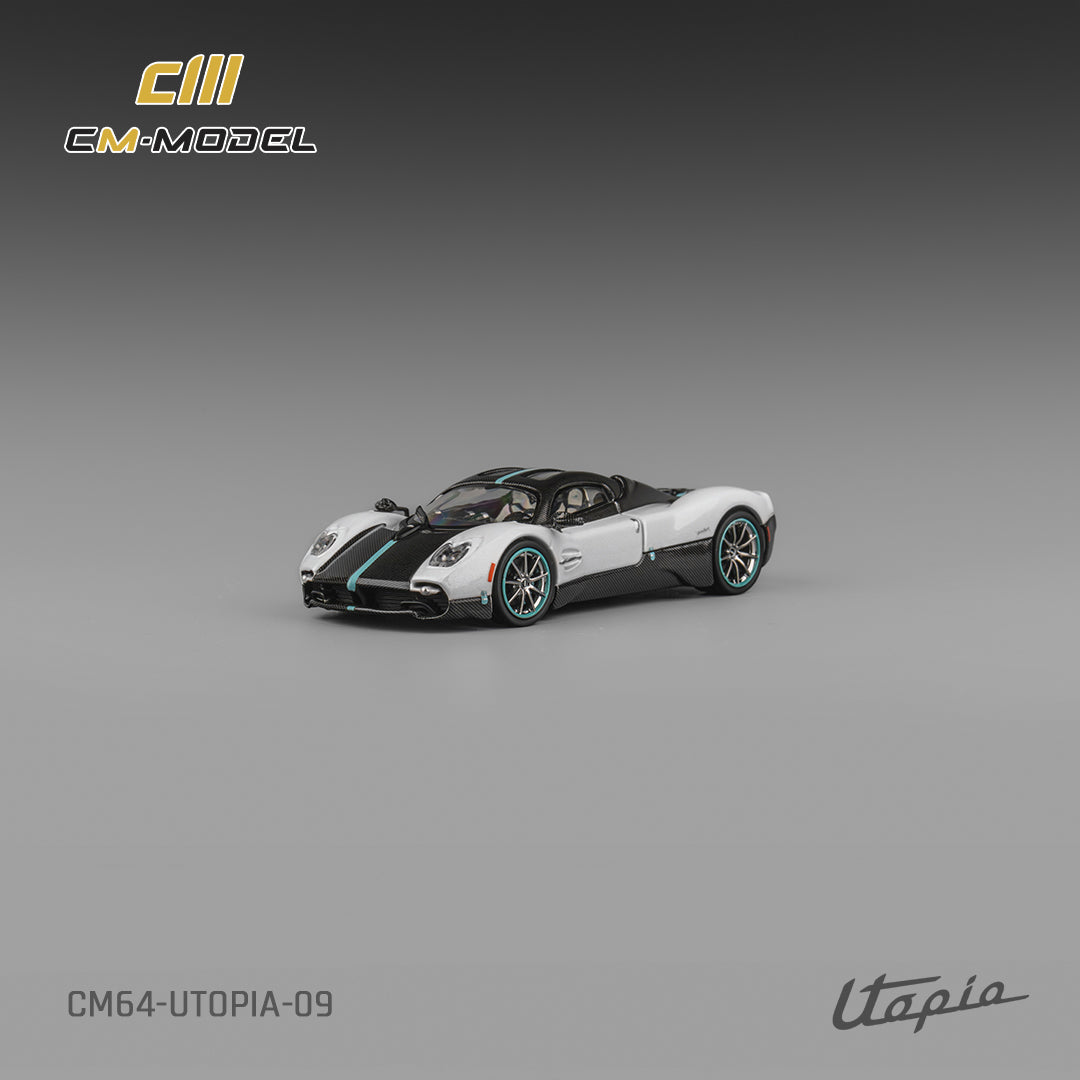 1:64 Pagani Utopia pearl white with carbon - CM Models - CM64-Utopia-09