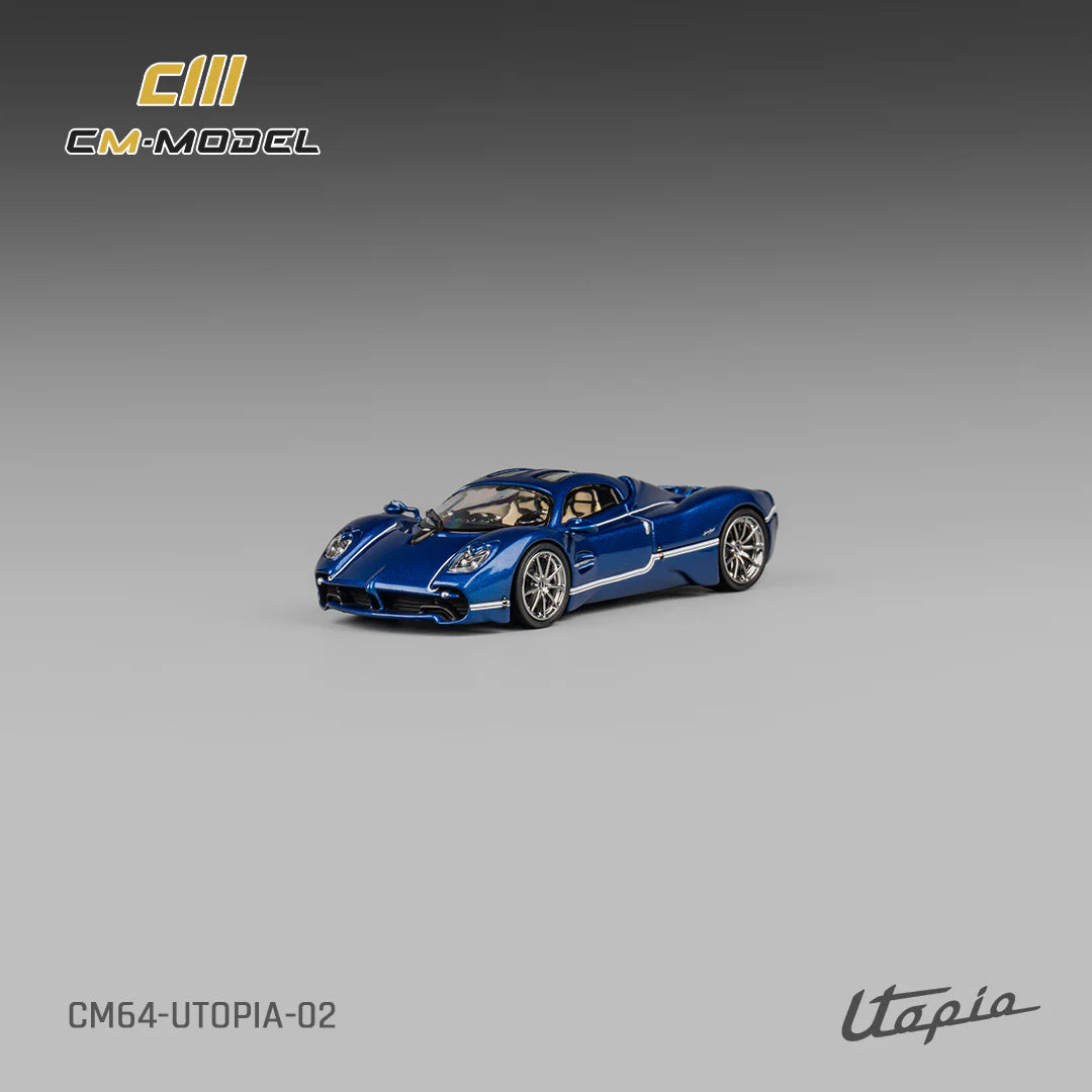 1:64 Pagani Utopia Metallic Blue CM64-Utopia-02
