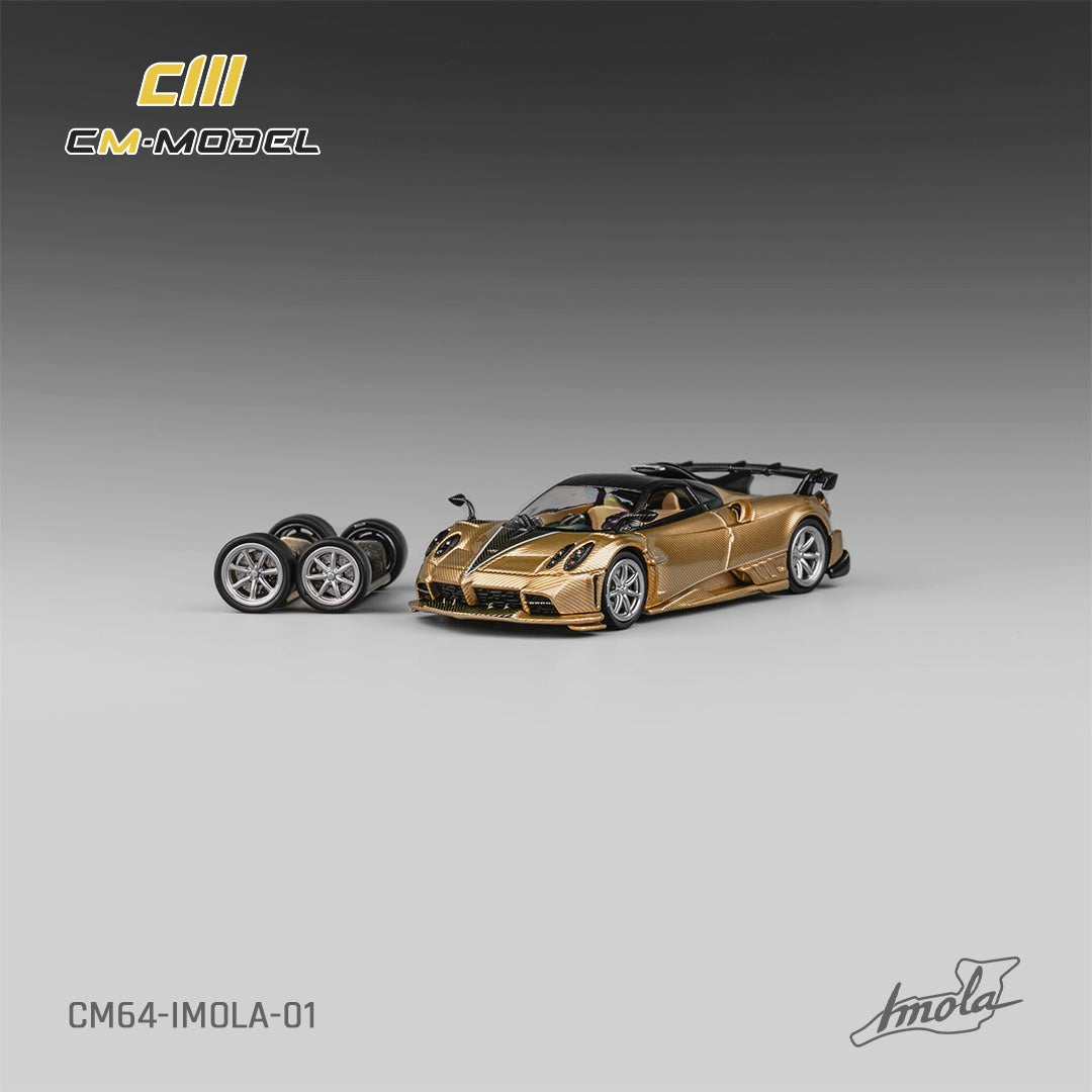 1:64 Pagani Imola Gold Fullcarbon- CM Models - CM64-Imola-01