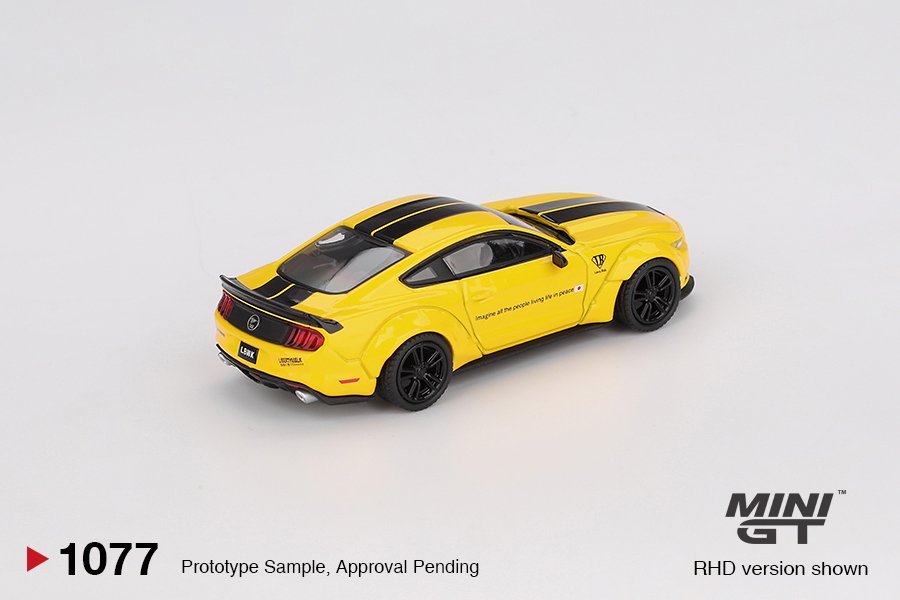 1/64 LB-WORKS FORD MUSTANG TRIPLE YELLOW - MGT01077