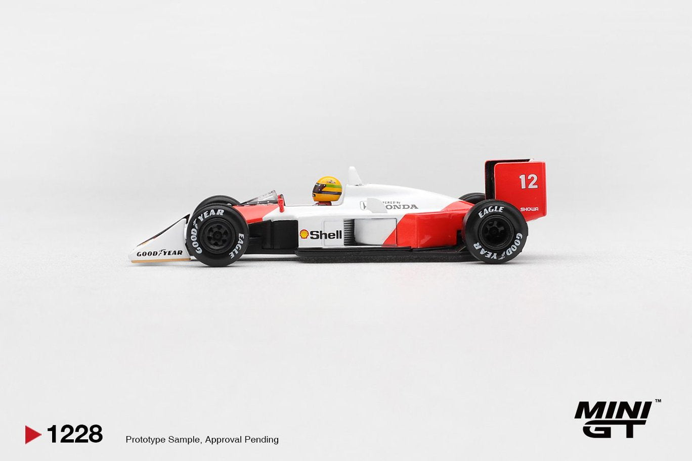 1/64 McLaren MP4/4 #12 Ayrton Senna 1988 Canadian Grand Prix Winner - Mini GT - MGT01228