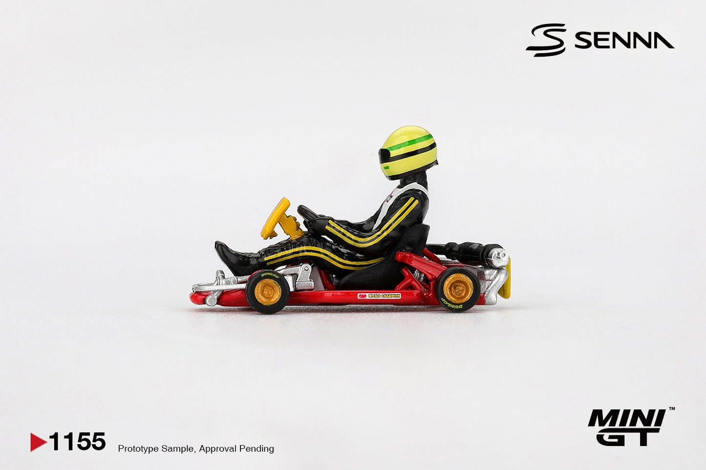 1/64 SENNA KART FORMULA K NO.9 AYRTON SENNA DA SILVA 1981 KARTING WORLD CHAMPIONSHIP - MiniGT - MGT01155