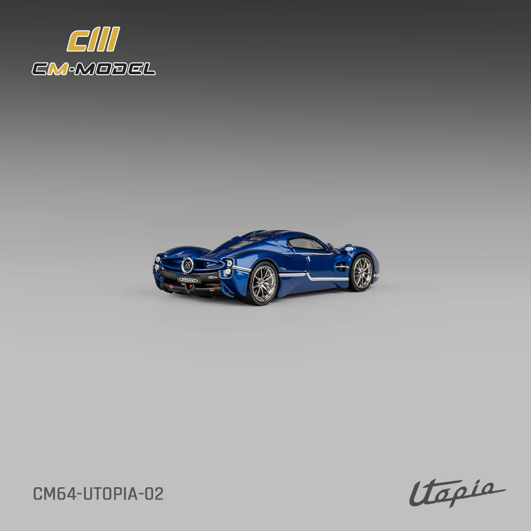 1:64 Pagani Utopia Metallic Blue CM64-Utopia-02