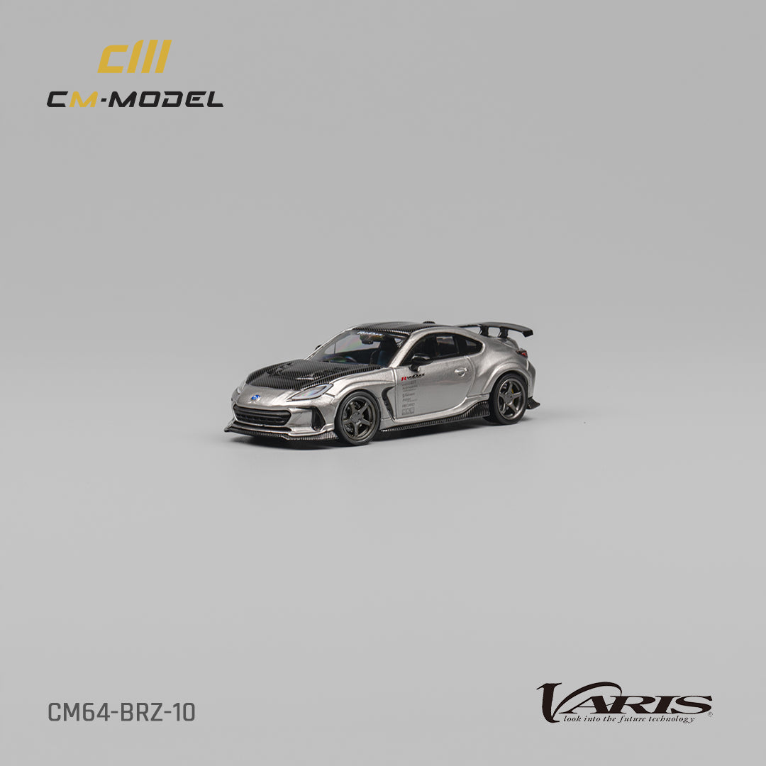 1:64 Subaru BRZ Varis Widebody Metallic gray - CM Models - CM64-BRZ-10