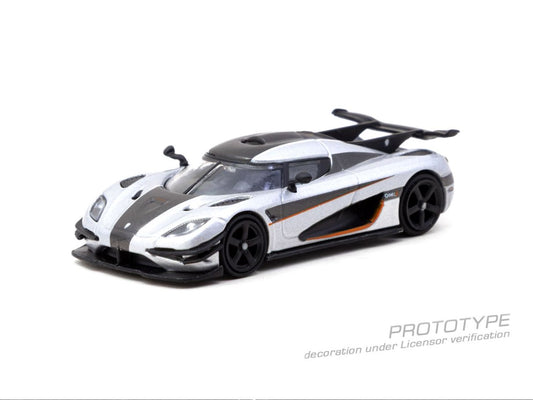 1/64 - Koenigsegg One:1 Silver - TARMAC - T64G-TL054-SL