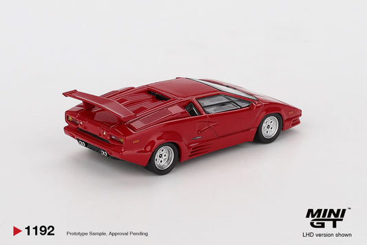 1/64 - LAMBORGHINI COUNTACH 25TH ANNIVERSARY RED - MiniGT - MGT01192
