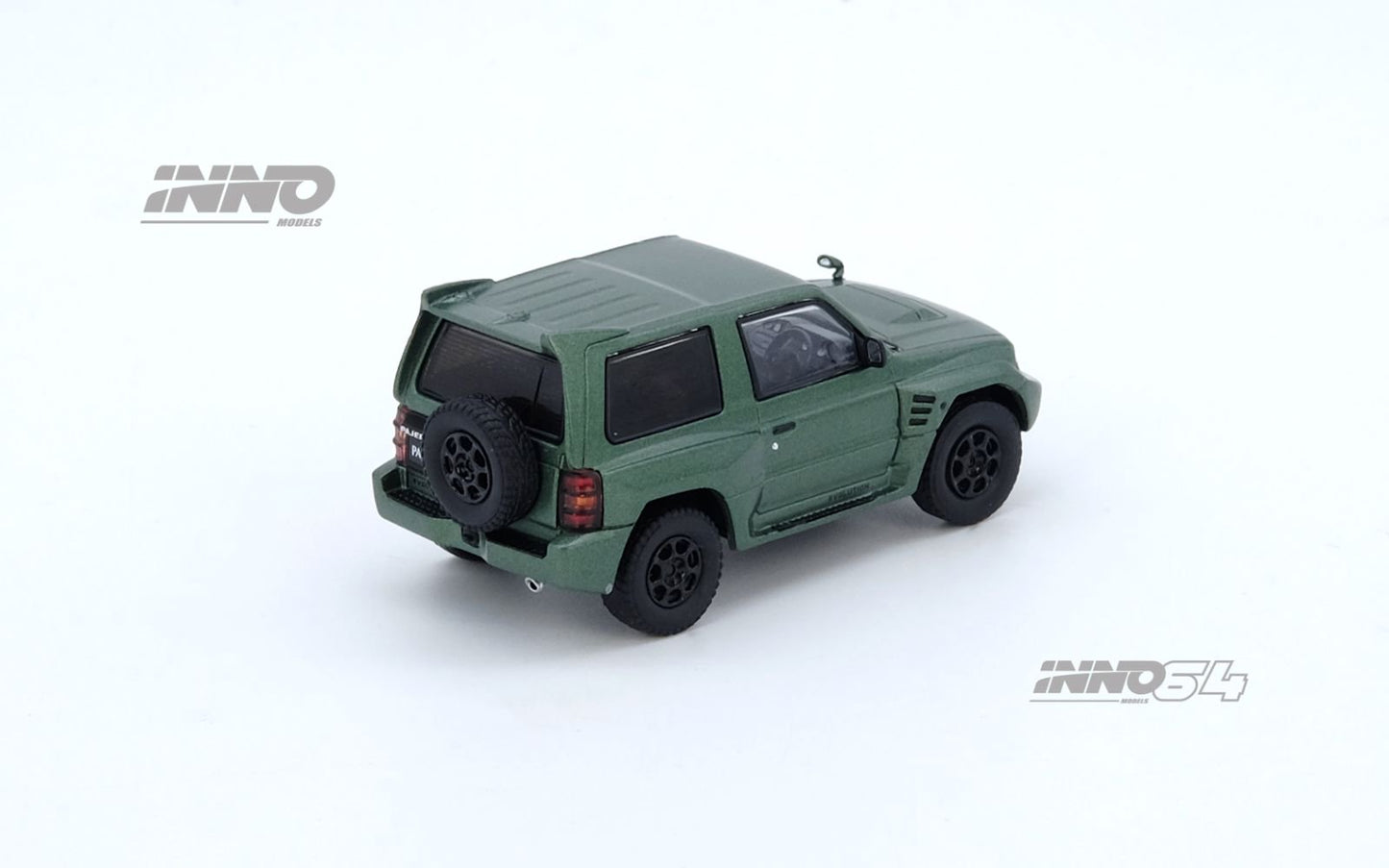 1/64 MITSUBISHI PAJERO EVOLUTION Satin Green - Inno64 - IN64-EVOP-SGRE