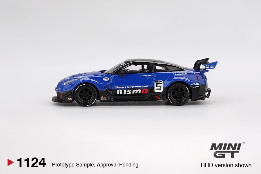 1/64 LB-Silhouette WORKS GT NISSAN 35GT-RR Ver.2 Blue - MGT01124