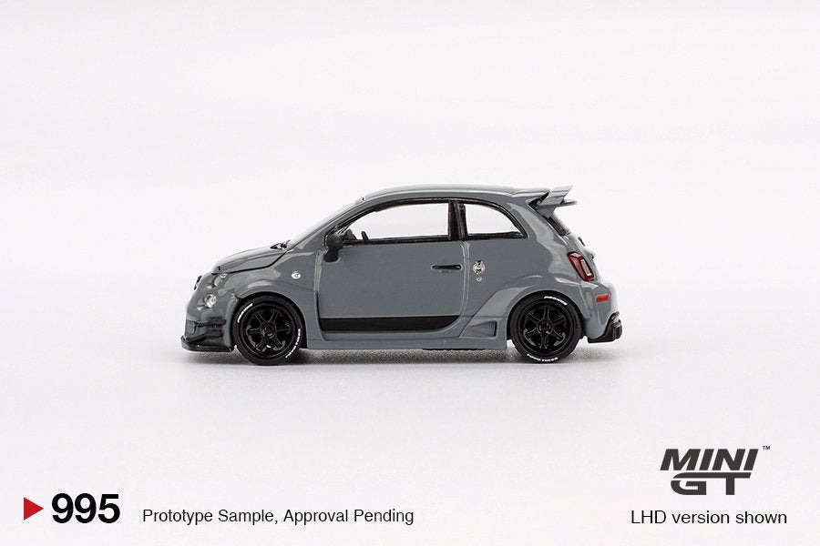 1/64 ABARTH 595 LB-WORKS X ABAS WORKS GREY (LHD) BLISTER PACKAGING - MGT00995-BL