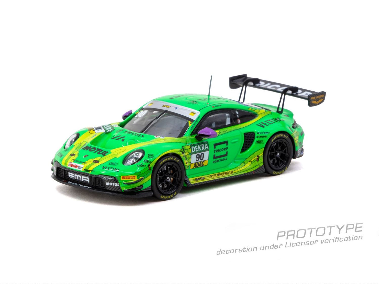 1/64 Porsche 911 GT3 R DTM Champion 2025 Ayhancan Güven - Tarmac Works - T64-084-25DTM90