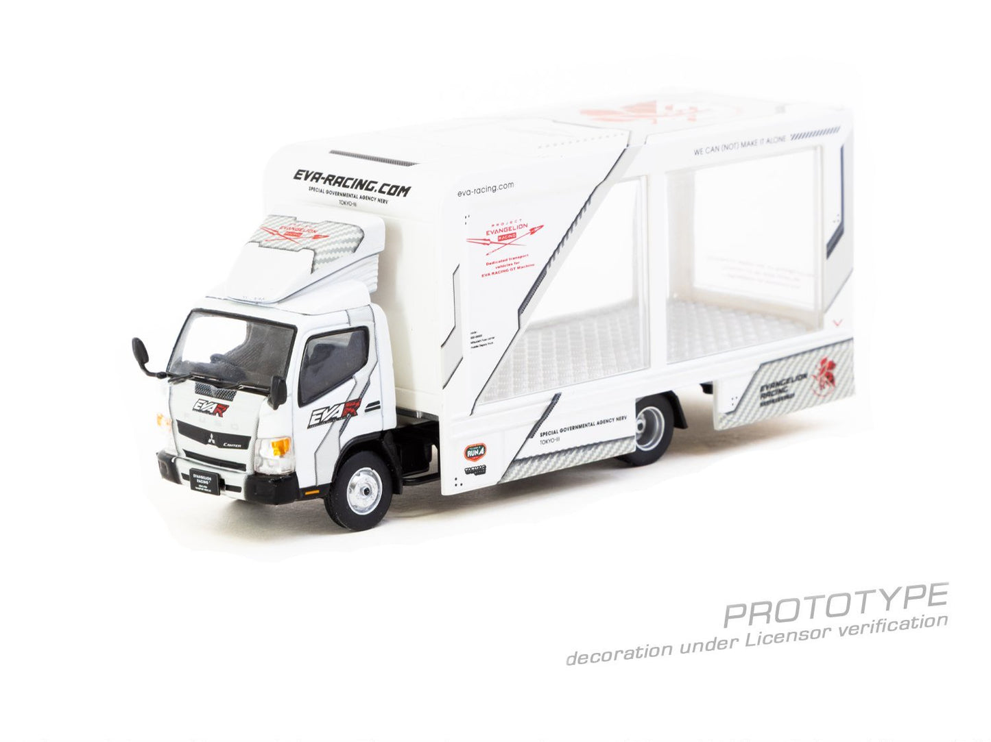 1/64 Mitsubishi Fuso Canter EVA Racing - Tarmac Models - T64T-TL002-EVA