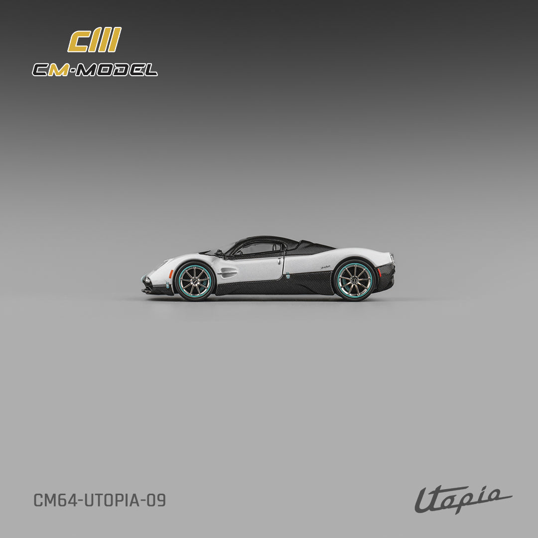 1:64 Pagani Utopia pearl white with carbon - CM Models - CM64-Utopia-09
