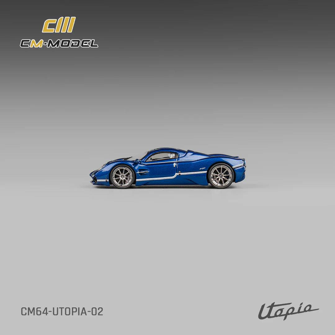 1:64 Pagani Utopia Metallic Blue CM64-Utopia-02