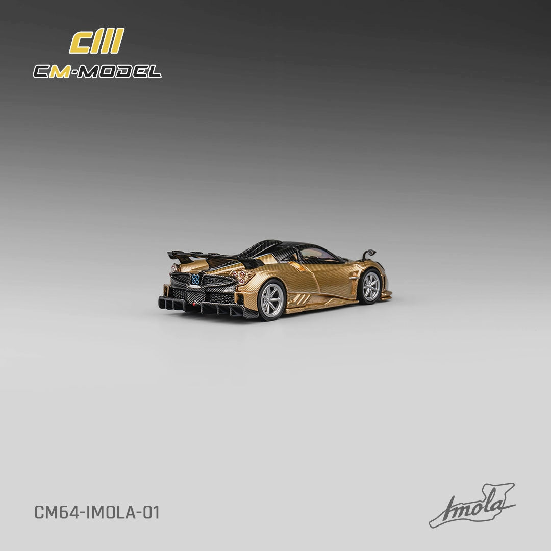 1:64 Pagani Imola Gold Fullcarbon- CM Models - CM64-Imola-01