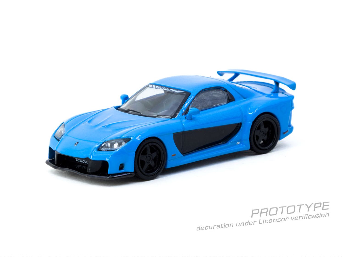 1/64 - Mazda RX-7 VeilSide Fortune7 Blue - TARMAC - T64G-075-BL