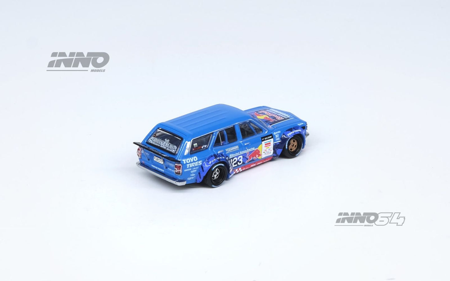 1/64 MAD MIKE 1976 MAZDA RX3 Station Wagon D1GP Series 2024 - Inno64 - IN64-RX3P-D1GP24