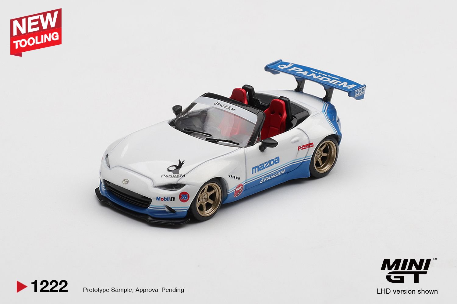 1/64 MAZDA MIATA MX-5 (ND) PANDEM IMSA - Mini GT - MGT01222 – KRW