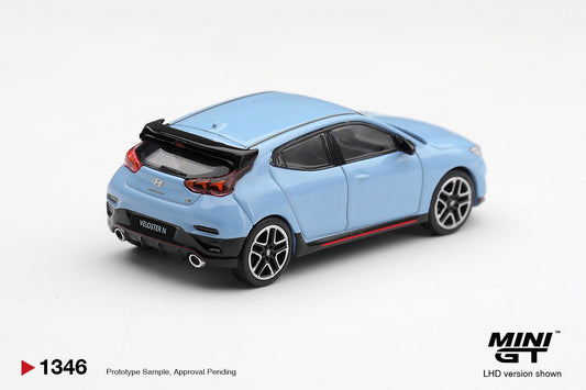 1/64 HYUNDAI VELOSTER N PERFORMANCE BLUE (LHD) (KOREAN EXCLUSIVE) - Mini GT - MGT01346-L