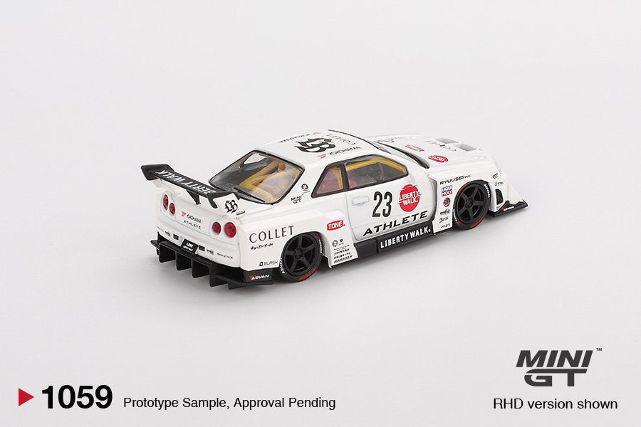 1/64 NISSAN LB-ER34 SUPER SILHOUETTE ATHLETE/COLLET (RHD) - MGT01059-R