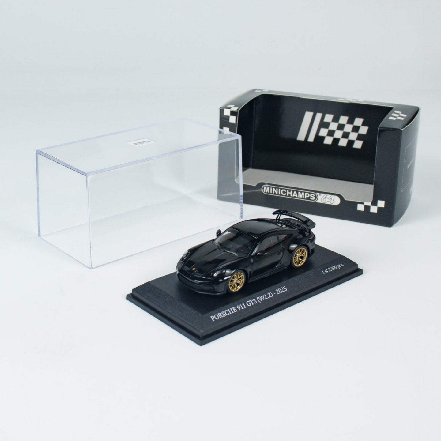 1:64 MINICHAMPS PORSCHE 911 (992.2) GT3-2025 - WEISSACH PACKAGE x 5 colourways