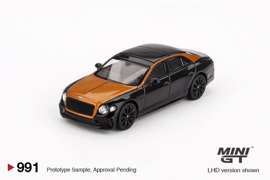 1/64 BENTLEY FLYING SPUR ORANGE FLAME/ONYX (LHD) BLISTER PACKAGING - MGT00991-BL