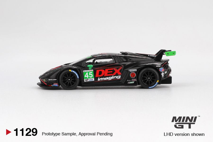 1/64 LAMBORGHINI HURACAN GT3 EVO2 NO.45 DEX IMAGING 2024 IMSA DAYTONA 24 HRS - MGT01129