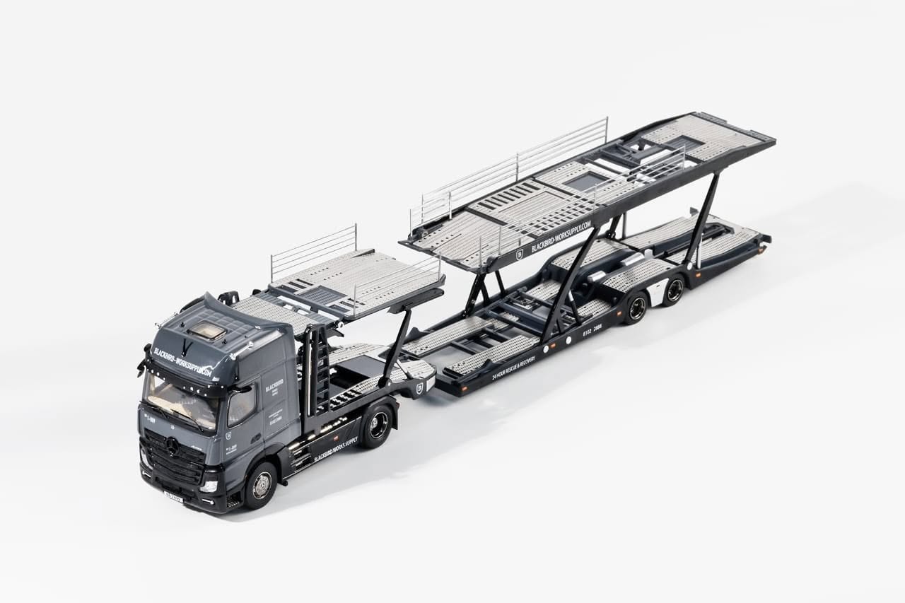 1:64 - Mercedes-Benz Actros Truck Black Bird Works - GCD - Shadow Pro - KS-069-617