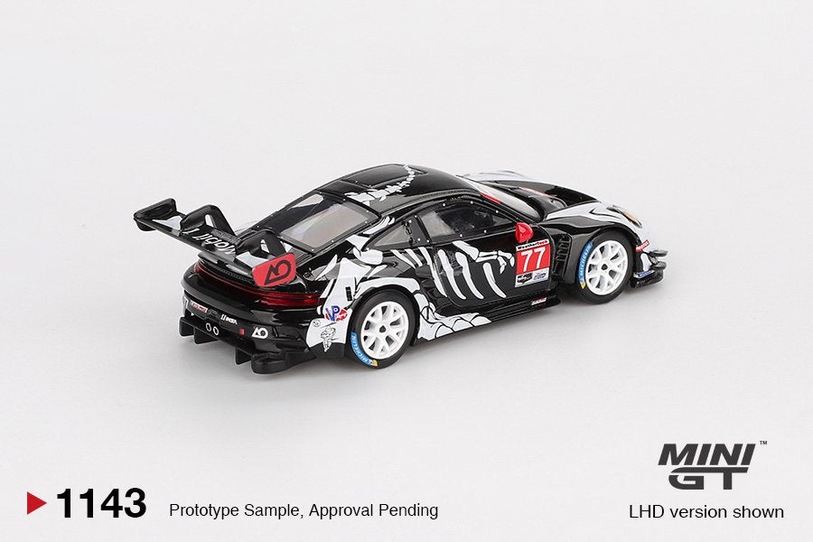 1/64 Porsche 911 GT3 R #77 AO Racing 2025 IMSA Petit Le Mans - MGT01143