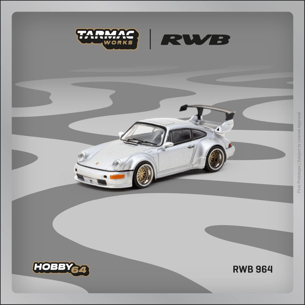 1:64 RWB 964 Silver - T64-037-SL