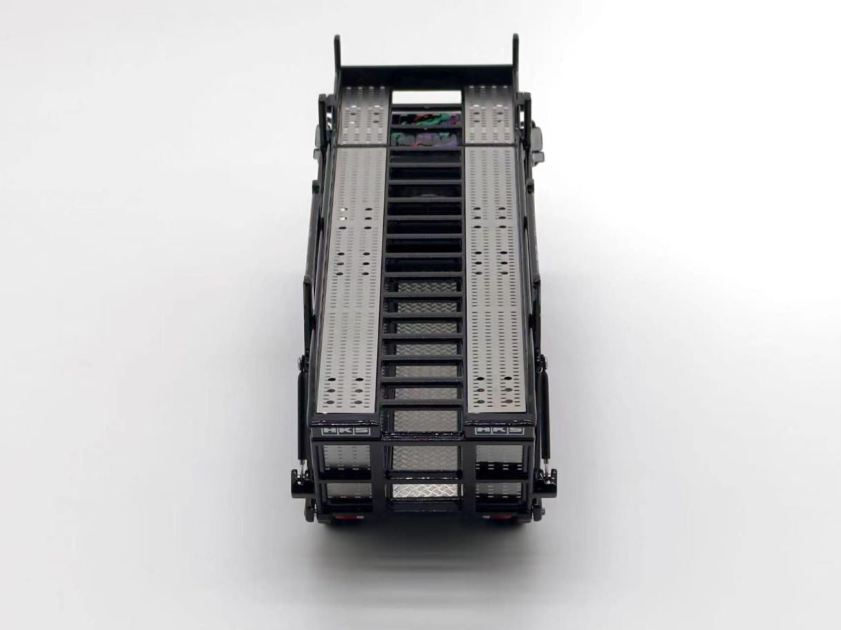 1:64 HINO RANGER 500 DOUBLE DECK BRIDGE TRANSPORT VEHICLE - UNIQUE MODEL