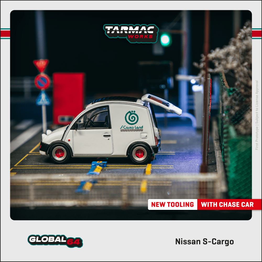 1:64 Nissan S-Cargo, white - TC-T64G-073-WH - new tooling