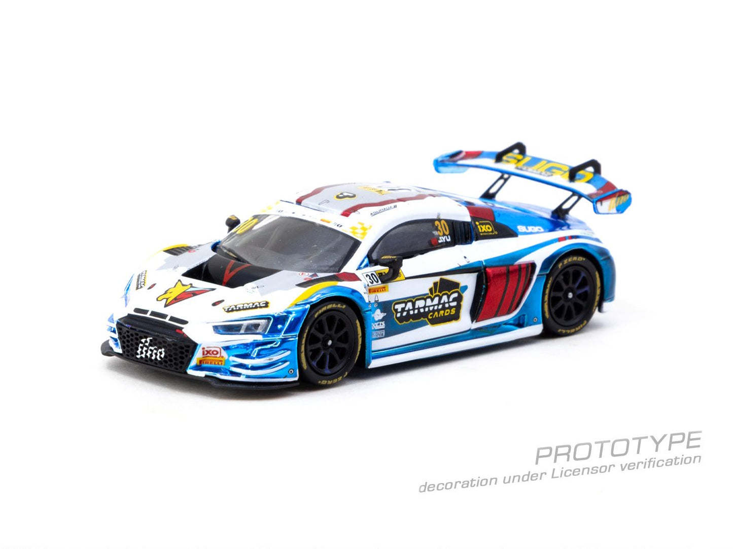 1/64 Audi R8 LMS GT3 evo II Macau GT Cup - FIA GT World Cup 2024 Uno Racing James Yu - Tarmac Models - T64-043-24MGP30